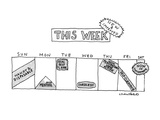 This Week-New And Improved - New Yorker Cartoon Premium Giclee Print by Michael Crawford