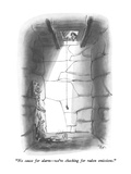 "No cause for alarm—we're checking for radon emissions." - New Yorker Cartoon Premium Giclee Print by Lee Lorenz
