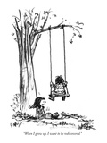 "When I grow up, I want to be rediscovered." - New Yorker Cartoon Premium Giclee Print by Robert Weber