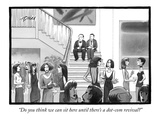 "Do you think we can sit here until there's a dot-com revival" - New Yorker Cartoon Premium Giclee Print by Harry Bliss