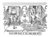 Open-Tank Night at Sal's King Krab Kastle' - New Yorker Cartoon Premium Giclee Print by Michael Crawford