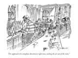 "I'm supposed to be someplace downtown right now, sucking the air out of t…" - New Yorker Cartoon Premium Giclee Print by Michael Crawford