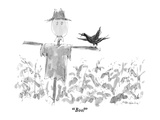 "Boo!" - New Yorker Cartoon Premium Giclee Print by James Stevenson