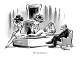 "It's my only vice." - New Yorker Cartoon Premium Giclee Print by Lee Lorenz