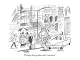 "Perhaps that peculiar odor is autumn." - New Yorker Cartoon Premium Giclee Print by Edward Frascino