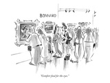 "Comfort food for the eyes." - New Yorker Cartoon Premium Giclee Print by Lee Lorenz