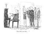" 'Over there, over there . . . ' " - New Yorker Cartoon Premium Giclee Print by Robert Weber