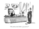 "The unibrow look, Collins—get used to it!" - New Yorker Cartoon Premium Giclee Print by Lee Lorenz