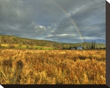 Rainbow Valley Stretched Canvas Print by Richard Desmarais