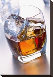 Whiskey Stretched Canvas Print by Richard Desmarais