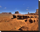 Monument Valley J. Ford Point Stretched Canvas Print by Richard Desmarais