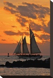 Hidden Sun Sail Stretched Canvas Print by Vaughn Garner