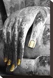 Buddha Hand Stretched Canvas Print by Brian Stoneman