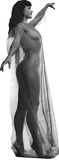 Bettie Page Black and White Lifesize Standup Poster Stand Up
