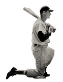 Ted Williams (Kneeling) Boston Red Sox Lifesize Standup Poster Stand Up