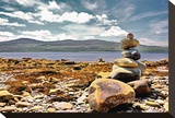 Coss Strand Ireland Stretched Canvas Print by Jan Michael Ringlever