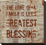 The Love of a Family Stretched Canvas Print by Irena Orlov