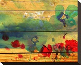 Red Poppies Fields Stretched Canvas Print by Irena Orlov