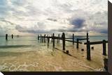 Dock II Stretched Canvas Print by Brian Stoneman