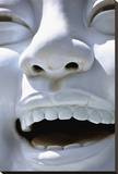 Smiling Buddha Stretched Canvas Print by Brian Stoneman