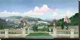 Tuscan Landscape Stretched Canvas Print by Victor Valla