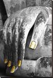 Buddha Hand Stretched Canvas Print by Brian Stoneman