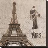 Paris II Stretched Canvas Print by Irena Orlov