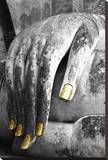 Buddha Hand Stretched Canvas Print by Brian Stoneman