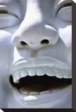 Smiling Buddha Stretched Canvas Print by Brian Stoneman