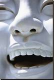 Smiling Buddha Stretched Canvas Print by Brian Stoneman