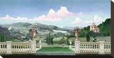 Tuscan Landscape Stretched Canvas Print by Victor Valla