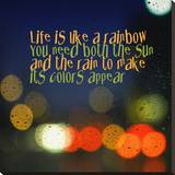 Rainbow Stretched Canvas Print by Irena Orlov
