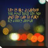 Rainbow Stretched Canvas Print by Irena Orlov