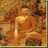 Buddha II Stretched Canvas Print by Irena Orlov