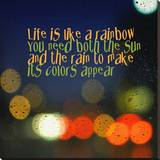 Rainbow Stretched Canvas Print by Irena Orlov