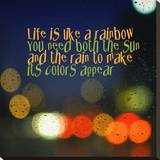 Rainbow Stretched Canvas Print by Irena Orlov