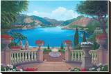 From the Terrace Mural Stretched Canvas Print by Victor Valla