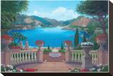 From the Terrace Mural Stretched Canvas Print by Victor Valla