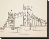 London Bridge Stretched Canvas Print by Irena Orlov