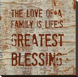 The Love of a Family Stretched Canvas Print by Irena Orlov