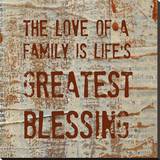 The Love of a Family Stretched Canvas Print by Irena Orlov