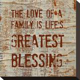 The Love of a Family Stretched Canvas Print by Irena Orlov