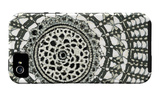 Mini Abstract Rosette II iPhone 5 Case por Chariklia Zarris