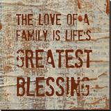 The Love of a Family Stretched Canvas Print by Irena Orlov
