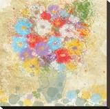 Bright Flowers II Stretched Canvas Print by Irena Orlov