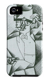 Man in Cafe iPhone 5 Case por Juan Gris Man in Cafe iPhone 5 Case por Juan Gris