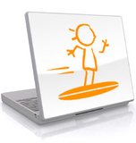 The Tribal Surfer-Laptop Sticker Laptop Stickers