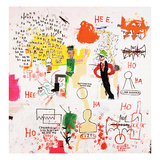 Riddle Me This, Batman, 1987 Reproduction procédé giclée par Jean-Michel Basquiat