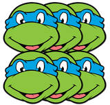 Leonardo-TMNT-6pk-Face Masks Fête - humour