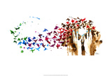 Birds, Birds, Birds Kunstdrucke von Lora Zombie